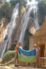 Абрис на водопаде Анисакан
